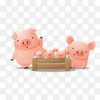 五只粉红色的小猪-空若网 五只粉红色的小猪-空若网