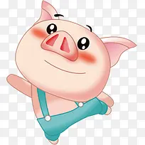 可爱快乐小猪手绘-空若网 可爱快乐小猪手绘-空若网