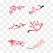 粉色桃花免抠下载-空若网 粉色桃花免抠下载-空若网