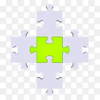 白色拼图加号-空若网 白色拼图加号-空若网