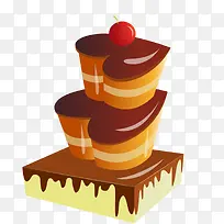 卡通手绘蛋糕生日祝福-空若网 卡通手绘蛋糕生日祝福-空若网