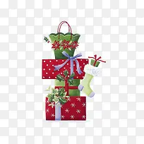 圣诞节礼物高清免抠图素材-空若网 圣诞节礼物高清免抠图素材-空若网