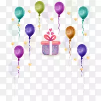 生日礼物气球水彩画手绘水彩画气球-空若网 生日礼物气球水彩画手绘水彩画气球-空若网