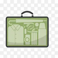 复古扁平化行李箱-空若网 复古扁平化行李箱-空若网