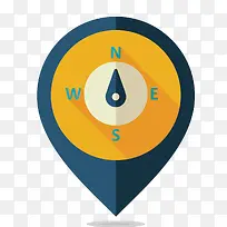矢量定位的指南针-空若网 矢量定位的指南针-空若网