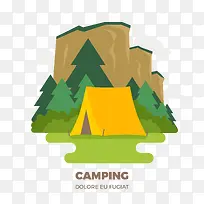 矢量露营素材-空若网 矢量露营素材-空若网