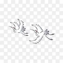 手绘大雁-空若网 手绘大雁-空若网