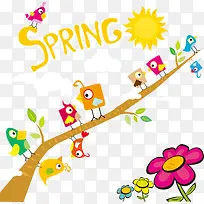 ʸ����֦�ϵĿ�ͨС��-������