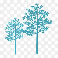 蓝色的树-空若网 蓝色的树-空若网