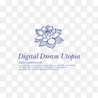 简约手绘莲花-空若网 简约手绘莲花-空若网