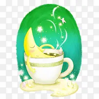 杯子里的月亮-空若网 杯子里的月亮-空若网