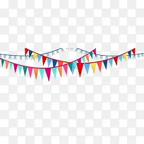 三角旗子装饰-空若网 三角旗子装饰-空若网