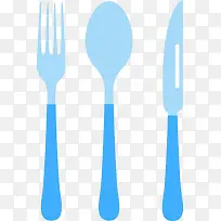 手绘插图西餐餐具-空若网 手绘插图西餐餐具-空若网