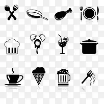 厨房饮食小图标-空若网 厨房饮食小图标-空若网