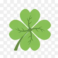 绿色四叶草植物小清新-空若网 绿色四叶草植物小清新-空若网