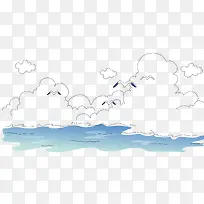 矢量海滩风景素材-空若网 矢量海滩风景素材-空若网