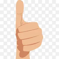 伸出大拇指点赞手势-空若网 伸出大拇指点赞手势-空若网