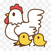 卡通母鸡-空若网 卡通母鸡-空若网