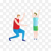 卡通教师节学生老师PPT-空若网 卡通教师节学生老师PPT-空若网