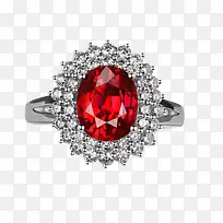 大红宝石戒指-空若网 大红宝石戒指-空若网