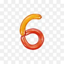 气球字母数字6-空若网 气球字母数字6-空若网
