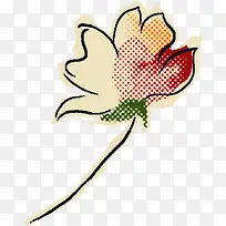 绘画背景手绘花卉-空若网 绘画背景手绘花卉-空若网