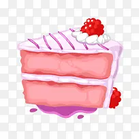 卡通手绘双层夹心三角蛋糕-空若网 卡通手绘双层夹心三角蛋糕-空若网