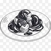 矢量手绘美食-空若网 矢量手绘美食-空若网