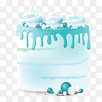 精美绿色冰激凌蛋糕-空若网 精美绿色冰激凌蛋糕-空若网