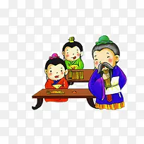 卡通古代男子-空若网 卡通古代男子-空若网