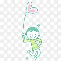 心情气球男孩-空若网 心情气球男孩-空若网