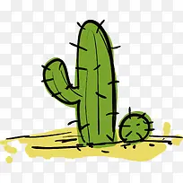 仙人掌png矢量素材-空若网 仙人掌png矢量素材-空若网