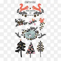 各种插画素材免抠-空若网 各种插画素材免抠-空若网