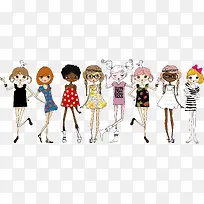 时尚卡通女性-空若网 时尚卡通女性-空若网