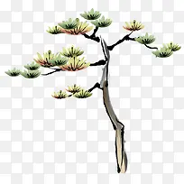 手绘松树-空若网 手绘松树-空若网
