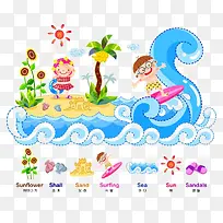 童真卡通手绘-空若网 童真卡通手绘-空若网