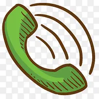 绿色拨打电话矢量符号-空若网 绿色拨打电话矢量符号-空若网