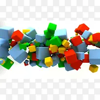 彩色立方体-空若网 彩色立方体-空若网