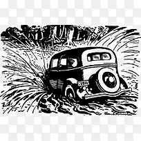 矢量坏掉的车辆-空若网 矢量坏掉的车辆-空若网