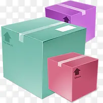 卡通彩色箱子-空若网 卡通彩色箱子-空若网