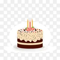 蜡烛祝寿蛋糕食物-空若网 蜡烛祝寿蛋糕食物-空若网
