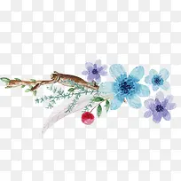 蓝色花朵-空若网 蓝色花朵-空若网