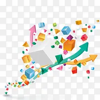 彩色箭头矢量-空若网 彩色箭头矢量-空若网