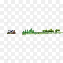 绿树 房子 春天 树林-空若网 绿树 房子 春天 树林-空若网