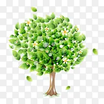 春天绿树矢量素材-空若网 春天绿树矢量素材-空若网