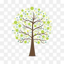 春天绿树矢量素材-空若网 春天绿树矢量素材-空若网