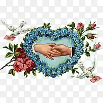 卡通花图标手绘花饰素材-空若网 卡通花图标手绘花饰素材-空若网