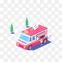 扁平化餐车-空若网 扁平化餐车-空若网