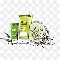 手绘化妆品-空若网 手绘化妆品-空若网