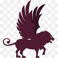 紫色飞翔的狮子-空若网 紫色飞翔的狮子-空若网